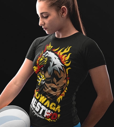 Koszulka damska termoaktywna ODWAGA MĘSTWO